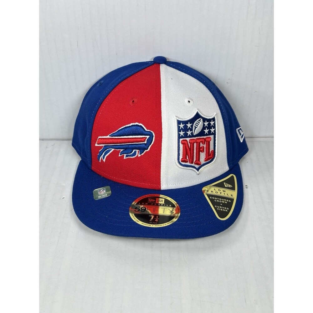 Size 7 1/4 New Era 59FIFTY Buffalo Bills Retro Historic Sideline Fitted Hat